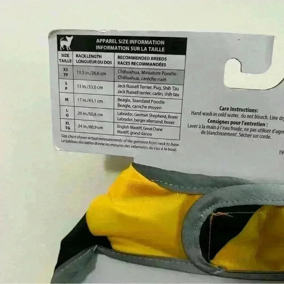 ❤️ ✨Host Pick✨ BNWT Fetchwear Dog/Cat Bee Raincoat/Halloween Costume,Size XS - Picture 5 of 5